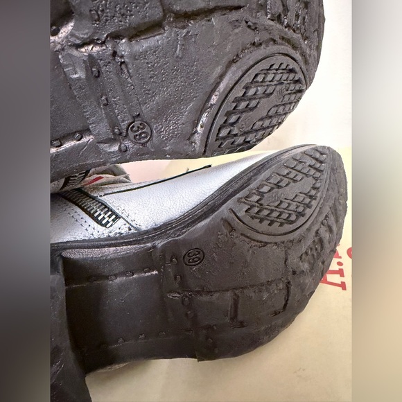 A.S.98 Simon Gray and Black Combat Boots EU 39 US 8/8.5 New - Picture 9 of 9